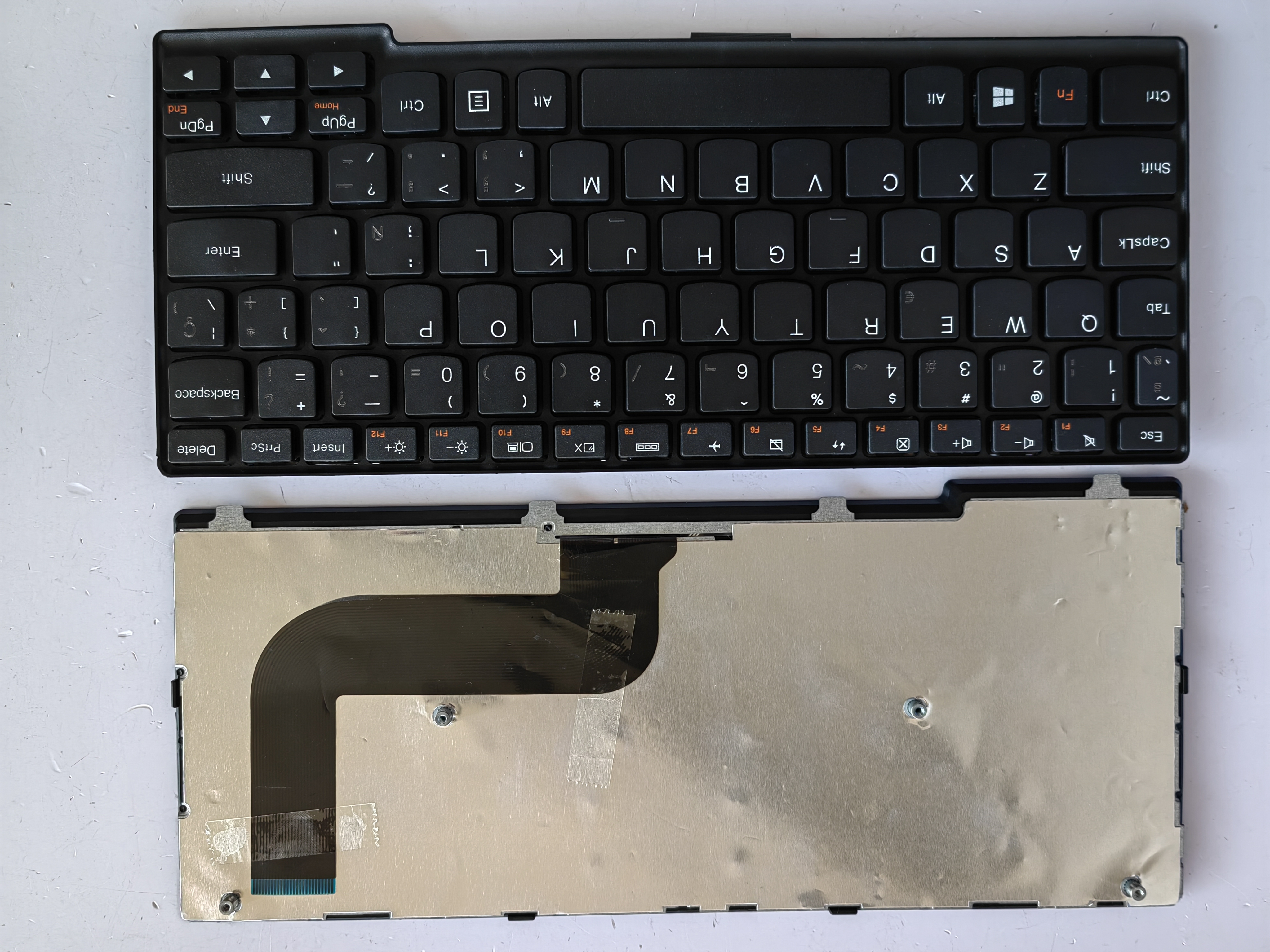 Picture of New Replacement Laptop Keyboard For LENOVO YOGA11S/S210 small carriage return BLACK FRAME BLACK (OEM) SP Layout